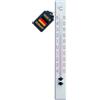 TFA Dostmann 95,1032 Termometro Interno/ Esterno di Metallo Verniciato a Polvere, Bianco,10,3 x 3,9 x 8,6 cm Confezione da 3