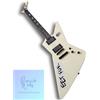 NA Chitarra elettrica tipo James Metallica Explorer senza marca