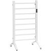 Easycomfort Scaldasalviette Elettrico a 8 Barre con Timer e Controllo Temperatura, 50x45x80 cm, Bianco