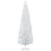 Easycomfort Albero di Natale Artificiale 180 cm con Rami Realistici, Albero di Natale Alto e Stretto con Base in Plastica, Bianco