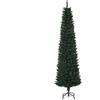 Easycomfort Albero di Natale Artificiale Alto 180cm con Base Pieghevole, 380 Rami, in PVC e Metallo, Verde