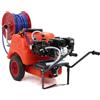 AgriEuro TOP-LINE Kit motopompa irroratrice Comet APS 41 Loncin e carrello Dal Degan con serbatoio 150 lt