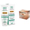 Guam Duo Crema AntiCellulite Effetto Freddo 200 ml & Fanghi D'alga Cellulite Radicata E Ostinata, Arancione, 500 Grammo