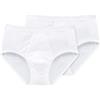 Schiesser Uomo Slip Sportivo con Apertura - Original Costina Fine