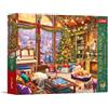 Trefl Premium Plus Quality - Cozy Winter: La vigilia di Natale | 1.000 pezzi, serie "Timeless Themes", i pezzi si incastrano perfettamente, per adulti e ragazzi dai 14 anni in su