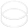 JHKNNK Anello di Tenuta 2 Pezzi per Pentola a Pressione in Silicone, 16cm | Ricambio Facile da Montare, Tenuta, Adatto a Pentola a Vapore e Pressione, Uso Domestico Quotidiano