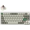 Keychron Tastiera meccanica senza fili Keychron Q1 Max QMK/VIA, QWERTY US, manopola, guscio bianco, Gateron Jupiter Brown Q1M-P3