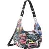 Desigual borsa a tracolla Graffiato Fabric Shoulder Bag Estate Blue multicolore