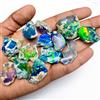 AK GEMS AND JEWELLERY Grande Premium Nero Ethiopian opal Grezzo 10 Pezzi Lotto - Ready per Taglio