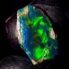 AK GEMS AND JEWELLERY Etiope Opal, Nera Naturale Opal Crudo, Fuoco Opal gemstone Grezzo 8 KT 14x11 MM