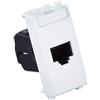 Vimar 19339.11.B Arké presa RJ45 da incasso Netsafe Cat5e UTP, 1M, bianco
