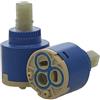 Ownace - Cartuccia interna di ricambio per miscelatore monocomando, in plastica con disco in ceramica, per rubinetto vasca da bagno, lavello e doccia, da 35 mm, 2 pz, plastica, 35 mm