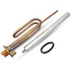 DOJA Barcelona | Kit di Resistenza al Riscaldamento dell'acqua da 1500 W | Pacchetto Resistenza Curva + Anodo di Magnesio + Guarnizione in Gomma + Vite di Fissaggio | Kit Resistenza Elettrica