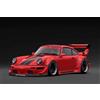 Modello di accensione Accensione modello 1/18 RWB 964 rosso pressofuso auto IG3971 nuova miniatura