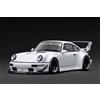 Modello di accensione Accensione modello IG3970 1/18 RWB 964 mini auto bianca modello da collezione