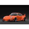 Modello di accensione Accensione modello IG4036 1/18 RWB 993 mini auto arancione metallizzato...