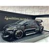 modello di accensione Mini auto Yaris Pandem 1/18 GR modello bianco personalizzato con ruote modifi...
