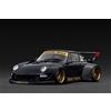 Modello di accensione Accensione modello IG4037 scala 1/18 RWB 993 mini auto nera nuova