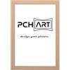 PCH[art] Cornice portafoto New Alaya - Wood Optics, colore legno: faggio, dimensioni: 80 x 90 cm, elegante cornice per foto e motivi