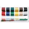 Madeira Filo Multiuso Aerofil - Cucito a Mano e a Macchina, per Cucito, Ricamo e sopraggitto, Resistente, Uniforme - 18 x 200 m, Colori Assortiti
