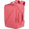 American Tourister Take2Cabin Puff - Zaino Cabina 40x30x20 cm - Bagaglio a Mano Ryanair, Wizz Air & Vueling, Borsa Sottosedile con Tasca Laptop 15.6 - 26.5 L - 0.60 KG - Rosa (Pink Glitch)