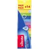 Vileda Microfibre Colors x14 | Panni in Microfibra 30x30cm | Per tutte le superfici | Elevato potere pulente | Eccezionale assorbenza | Lavabili in lavatrice | Colori assortiti | Confezione da 14