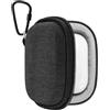 GEEKRIA Custodia per auricolari Geekria Shield compatibile con Apple AirPods Pro 3/2, AirPods 4, custodia rigida da viaggio di ricambio con clip a moschettone (grigio scuro)
