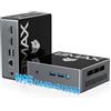 BMAX Mini PC Intel N95 (fino a 3,4 GHz) 16 GB DDR4 512 GB SSD, W-11 Pro, Display doppio 4K a 60 Dual HDMI, Dual Band Wi-Fi Bluetooth Basso Consumo Energetico Office Desktop Micro PC Gigabit Ethernet