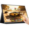 UPERFECT Monitor Portatile Touchscreen 18.5 120Hz Monitor Gaming 125% sRGB FHD 2000:1 Contrasto | VESA e Custodia Intelligente | Ampio Schermo da Viaggio per Computer e Console di Gioco