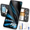 Reparo Schermo di Ricambio per Samsung Galaxy A12 A125 LCD Display con Cornice | Schermo LCD per Samsung A12 SM-A125F/A125M/A125U/A125N Touch screen Digitizer Assembly con Kit di Riparazione