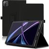 Envibe Custodia per Acer Iconia Tab A10 (A10-21-A0T7) 10.1 Pollici, Cover Tablet Acer Iconia Tab A10-21-A43P, Copertura Protettiva Pieghevole con Supporto per Matita e Cinturino da Polso. (Nero)