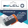 LCL PGI-9 Grigio Cartucce d'inchiostro Compatibile PGI-9 PGI-9GY | Sostituzione per Canon Pixma Pro 9500 Pro9500 Mark II (2-Pack)