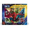 Ravensburger - Puzzle 500 Pezzi: Spider-Man Day Movie, Puzzle Adulti E Famiglie, Puzzle 500 Pezzi 49 x 36 cm, Regalo Adulti