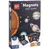 APLI Kids 19272-Set Magnetico Sistema Solare-Tavola con 27 Pezzi magnetici-10 Lingue-Riciclato per Bambini dai 5 Anni in su, Gioco, 19272