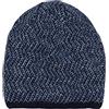 styleBREAKER Berretto Unisex in Maglia Fine con Fodera in Pile | Long Beanie con motivo geometrico, fodera termica, bordo elastico 22 cm (circonferenza 51-59 cm)