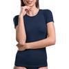 EGI Maglia Intima Donna Mezza Manica in Micromodal Elasticizzato, Maglietta Girocollo Sottogiacca Esternabile, Morbida e Traspirante Made in Italy, Art. 1132