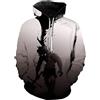 famesale Unisex Anime Black Clover Felpa con Cappuccio a Maniche Lunghe Casual Felpe con Cerniera Asta