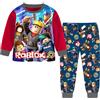 shumintaojin Bambini Ragazzi Pigiama Set Gioco Cartoon Ragazza abbigliamento set moda Sleepwear Manica Lunga T-shirt+pantaloni 5-12Years