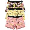 Bioworld SpongeBob SquarePants - Boxer da uomo, confezione da 3
