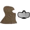CZMYCBG Passamontagna Tattico con Maschera a Mezza Faccia in Rete d'Acciaio e Cappuccio Integrale con Apertura per Gli Occhi, Ideale per L'airsoft, Il Paintball e L'addestramento All'aperto