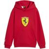 PUMA Felpa con Cappuccio in Pile Scuderia Ferrari Coloured Shield per Ragazzi