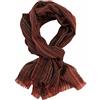 Rotfuchs Sciarpa estiva sciarpa tessuta strisce alla moda 100% lana (Merino)