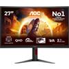 Aoc Monitor Led 27" Aoc CQ27G4Z2 Ultra HD 2560x1440p 1ms classe F Nero [CQ27G4Z2]
