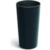 Prosperplast Vaso Lamia Slim Eco Wood alto rotondo, effetto legno antracite, 20 x 20 x 38,5 cm, per giardino, terrazza e balcone