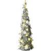 WELL HOME MOBILIARIO & DECORACIÓN Well Home Cono di Natale artificiale con 30 luci micro LED H. 60 cm