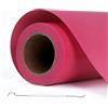 XAHMBSS Vinile Termoadesivo per Tessuti 30,5 cm x 3 m,Pellicola per Plotter in Vinile a Trasferimento Termico,Facile da Tagliare e Eliminare per T-Shirt (Magenta)