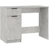 vidaXL Scrivania Grigio Cemento 100x50x75 cm in Legno Multistrato