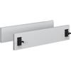 Vicco Pannello zoccolo Rion, Bianco/Bianco 42.3 x 1.6 cm | ✓ Adatto a mobili profondi 46 cm · Set da 2 · Altezza 9,6 cm · ✓ Facile fissaggio ai piedini del mobile