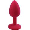 CIONIC Plug anale Giocattoli sessuali Plug anale Silicone impermeabile 3 diverse dimensioni Giocattoli per adulti Massaggiatore prostatico Anale SM(Rosso-S)
