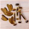 Generic Tiger Eye - Set di rullo per viso e gua sha, per la cura della pelle e gua sha, regalo per donne, rullo per massaggio viso, strumento terapeutico per il viso, strumento di bellezza anti-invecchiamento